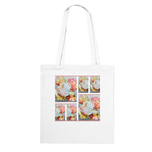 Untitled Artwork by Tina Hunter - Classic Tote Bag (white and natural)