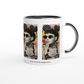 'Audrey Does Disneyland' by Brendan Walsh - 11oz Ceramic Mug with Colour Inside (choice of 6 colours)