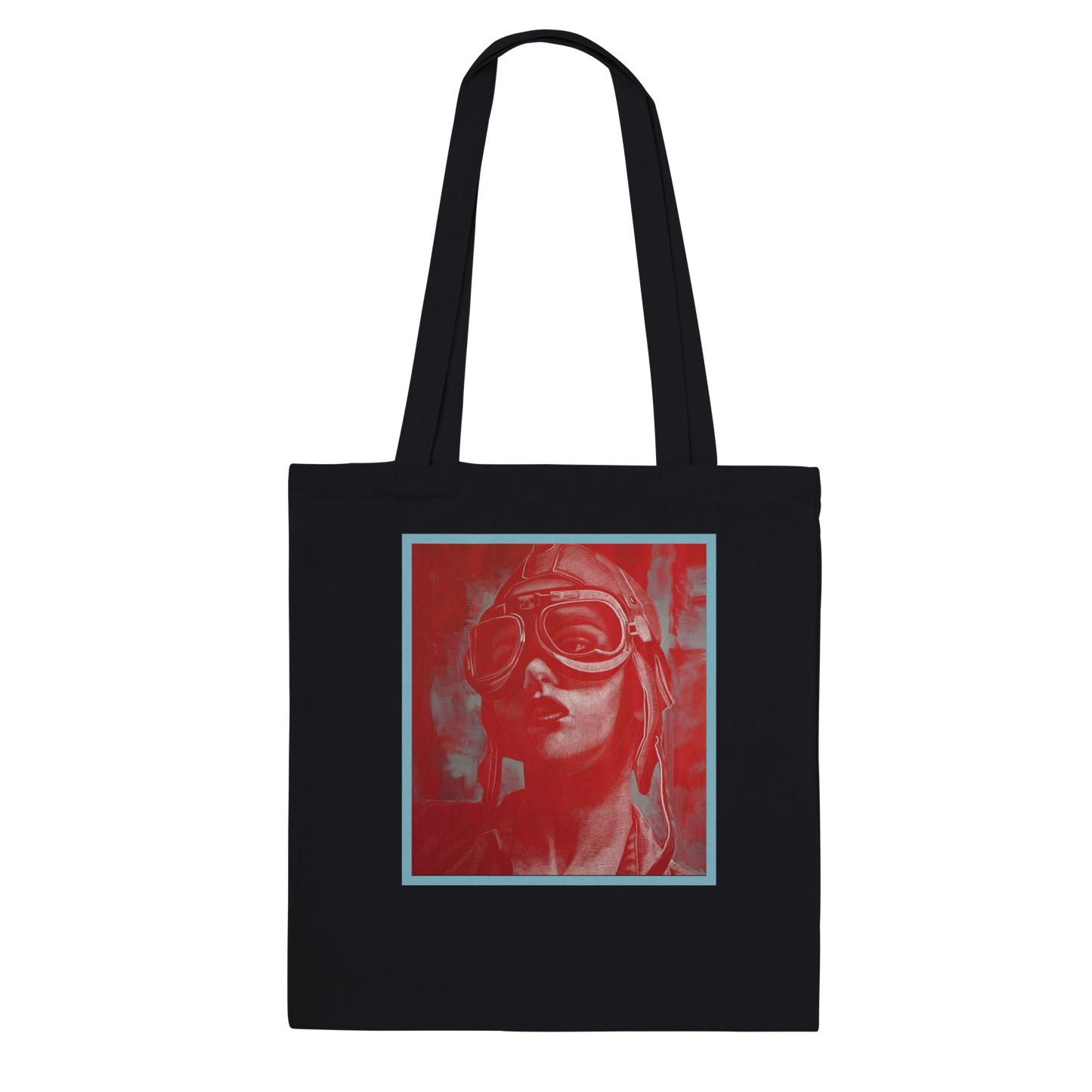 'Fighter' by Kathrin Longhurst - Classic Tote Bag (red, black, navy)