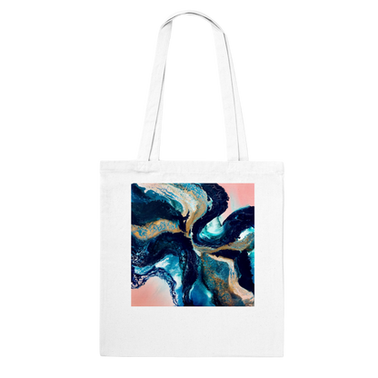 'Riptide' by Rachael Higby - Classic Tote Bag (white and natural)