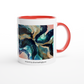 'Riptide' by Rachael Higby - 11oz Ceramic Mug with Colour Inside (choice of 6 colours)