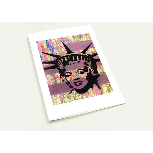'Marilyberty #2' by Redherring - Pack of 10 Folded A5 Cards (premium envelopes)