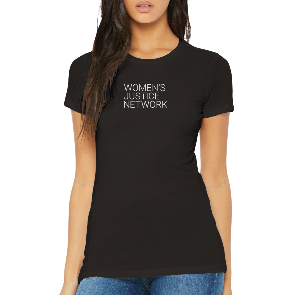 Women's Justice Network T Shirt - Black