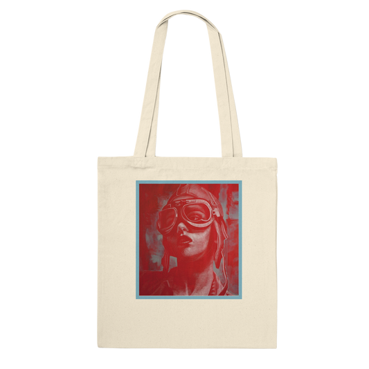 'Fighter' by Kathrin Longhurst - Classic Tote Bag (white and natural)